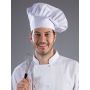 Cappello da Chef elasticizzato sul retro. Lavabile a 40°C. Made in Italy. Colore Italiano