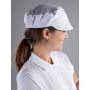 Grocery cap with visor, mesh on top. Washable at 40°C.  Made in Italy. Color Italian