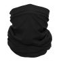 Multifunctional tubular neck warmer scarf. 100% Polyester. Black Spider