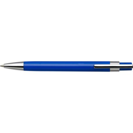 ABS ballpoint pen, metal clip, black refill