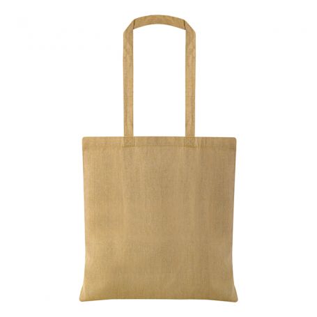 Shopper/Vintage color bag 38x42cm 100% Recycled Cotton 150gr/m2 long handles