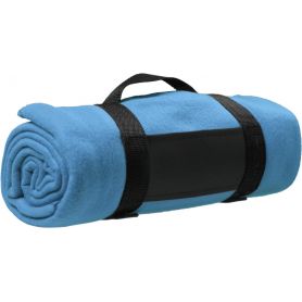 Blanket 162 x 125 cm in soft fleece of 180 gr / m2 with case and compartment
