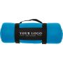 Soft fleece blanket of 180 gr/m2 with case and compartment