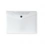 Document Holder in Polished PVC with button closure.