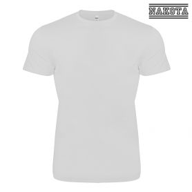 T-Shirt No Label White Zero. Maglia promozionale, Unisex Manica Corta. Nakota.