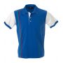 New Italy polo shirt in Cotton, inner neck band and tricolor slit. JRC