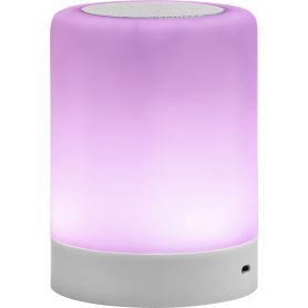 Wireless ABS speaker with LEDs in different colors. 3 watts.