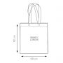 Shopper/Envelope 38x42cm 130gr/m2 100% Cotton Natural Promo Bag. Stretch