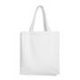Shopper/Enveloppe 38x42cm 130gr/m2 100% Coton. Promo Bag Blanc. Étirer