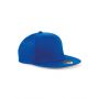 Snapback Rapper Cap hat, flat visor. 5 Panels 100% Cotton Unisex Beechfield