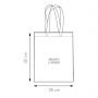 copy of Shopper/Bag 26x32cm 100% Cotton with short handles Scarlett
