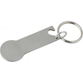 Multifunction Keychain: Gavin Stainless Steel Coin Chip and Bottle Opener