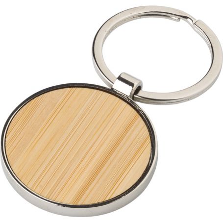 Keychain, bamboo and metal Tillie