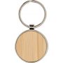 Keychain, bamboo and metal Tillie with cardboard case