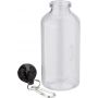 RPET bottle, screw cap, key ring and carabiner, capacity 400 ml