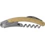 Waiter knife with corkscrew, bamboo and stainless steel Lenny