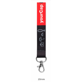 Lanyard and 20mm sublimation badge holder in fully customized polyester