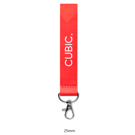 Lanyard and 25mm sublimation badge holder in polyester completely customized
