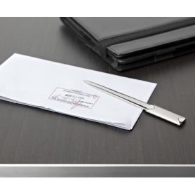 Paper opener, envelope opener with gift box, zinc
