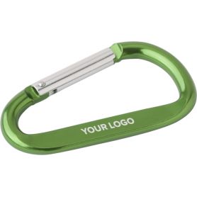 Keychain with aluminum carabiner, not suitable for climbing