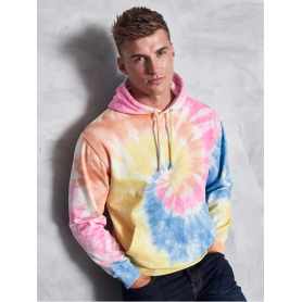 Hoodie and pocket, each piece is unique and original. AWDis Tie-Dye Hoodie. PSW Fantasy