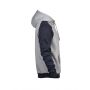 Felpa bicolore con maniche raglan, cotone egiziano alta qualità. Two-Tone Hooded Sweatshirt