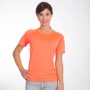 T-Shirt de Sport Run T des Femmes à Manches Courtes Araignée Noire