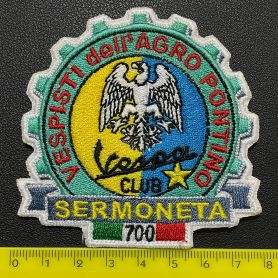 Embroidered "sewing" patches/patches customized for Vespa Club