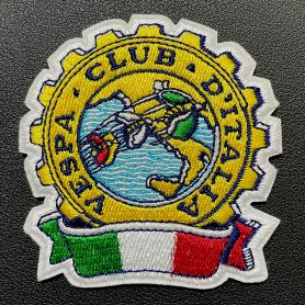 Toppe/Patch Ricamate "termoadesive" personalizzate per Vespa Club
