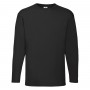 T-Shirt Valueweight Long Sleeve T a Unisex Long Sleeve Fruit Of The Loom