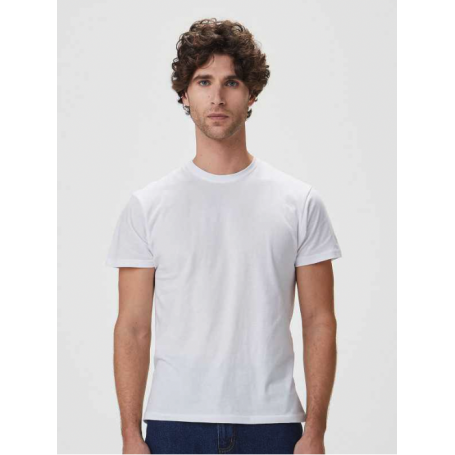 T-Shirt Economy Essential T Unisex Manica Corta Black Spider mod White