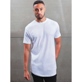 T-shirt extra lunga, 100% Cotone Organico. Men's Organic Longer Length T