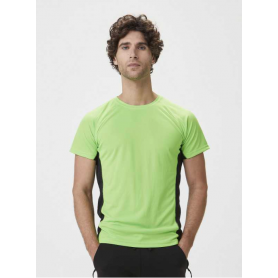 T-Shirt de Sport de l'Air Tee avec bandes de contraste de la Sprintex