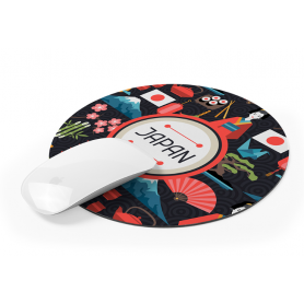 Tappetino Mouse Subli tondo Ø 20 cm, personalizzato con il tuo logo a colori