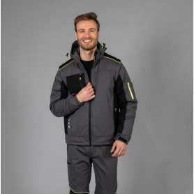 Waterproof and padded 3-layer softshell jacket. Lausanne. JRC