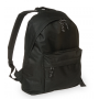 Backpack with shoulder straps and front pocket. Discovery