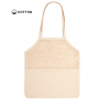 Shopper 100% raw cotton 220 g/m2. With reinforced mesh and handles. Trobax