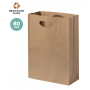 Bags leggera in carta riciclata da 80g/m2. 26 x 12 x 36 cm. Haspun