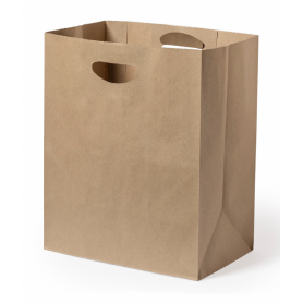 Lightweight bags in recycled paper of 80g/m2. 30 x 18 x 36 cm. Drimul