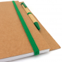 Notebook/Notes 16.5 x 21 cm in two-tone natural cardboard. Tunel