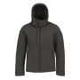 Technical jacket in 3-layer fabric. Removable hood and double front pocket. Unisex. B&C.