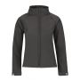 Technical jacket in 3-layer fabric. Removable hood and double front pocket. Woman. B&C.