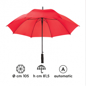 Automatic Umbrella is 105 x 81.5 cm "Active". Customizable with your logo!