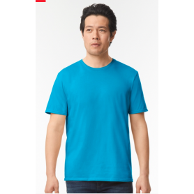 T-Shirt Soft StyleT Short Sleeve Crew Neck Jersey 100% Cotton. Unisex. Gildan