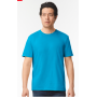 T-shirt Soft StyleT manches courtes col rond jersey 100% coton. Unisexe. Gildan