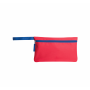 Travel document holder 30 x 18 cm in Nylon 600D with zipper and lace.