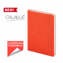 Notes 14 x 21 cm flexible soft touch. Striped pages and elastic in the same color. Flex notes