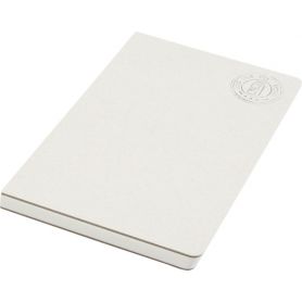 Ordinateur portable, notes A5 Eco. Fabriqué à partir de cartons de lait recyclés. Blanchâtre.