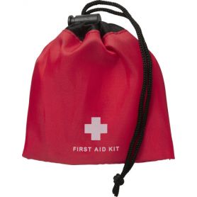 First aid kit, 11 pieces polyester drawstring. Juan