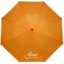 Manual umbrella is 93.5 x 55 cm, with lining. Customizable with your logo!